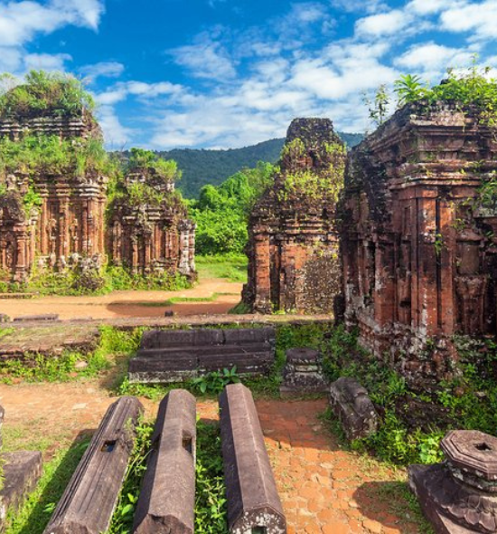 Hindu Temple Ruins at My Son