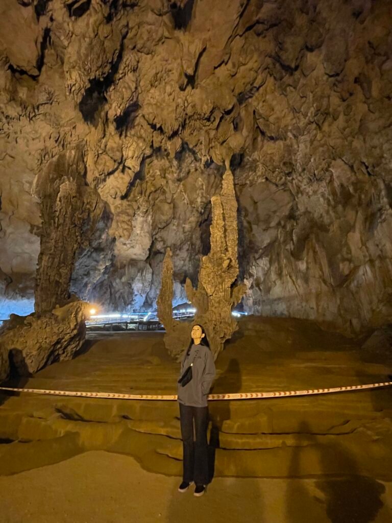 Tourists enjoy exploring Tiger Cave